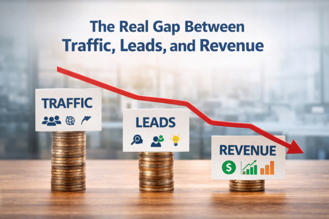 traffic leads revenue gap