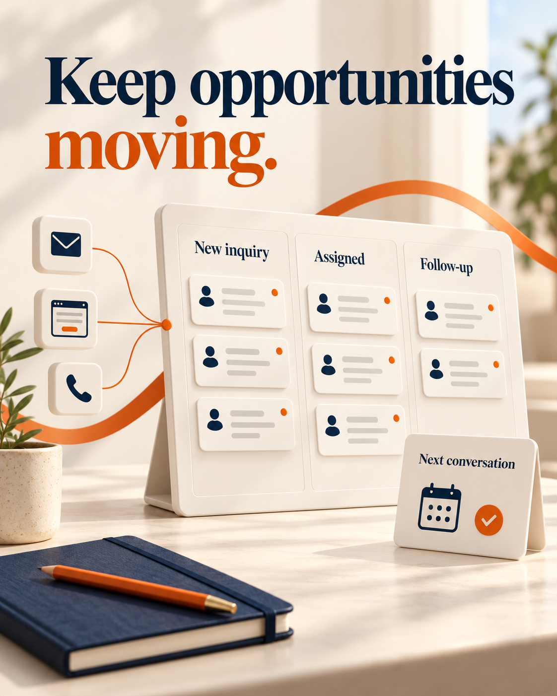 Build a better process after the first inquiry - Digital Maxima CRM and Growth Automation